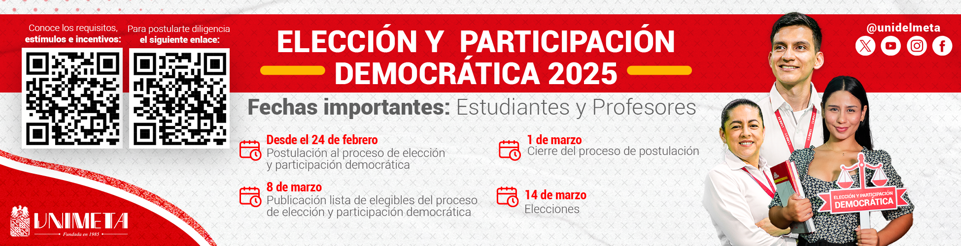 Banner Elección y Participación Democratica